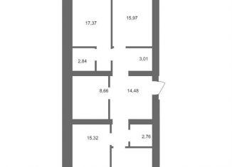 Продается 3-ком. квартира, 97.3 м2, Волгоградская область, Смольная улица, 27А