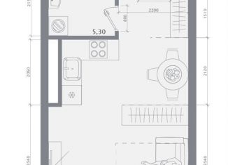 Продается квартира студия, 32.6 м2, Татарстан