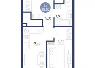 Продаю 1-ком. квартиру, 28 м2, Рязанская область