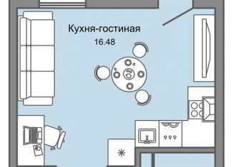 Продам квартиру студию, 26 м2, Ульяновск, жилой комплекс Улла, 2