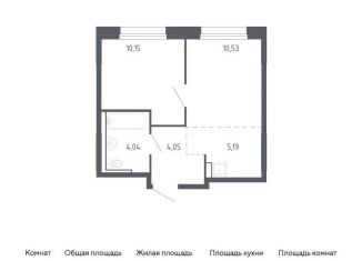 Продаю 1-ком. квартиру, 34 м2, Тюменская область, жилой комплекс Чаркова 72, 2.2