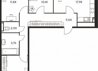 Продается 3-ком. квартира, 77 м2, Ростовская область