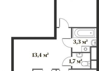 Продам двухкомнатную квартиру, 61.1 м2, Красногорск, Золотая аллея, 2