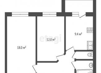 Продается 2-ком. квартира, 50.4 м2, Ярославль, Мологская улица, 4