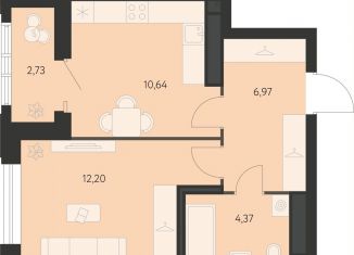 1-комнатная квартира на продажу, 35.6 м2, Екатеринбург