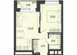 Продается однокомнатная квартира, 41.9 м2, Екатеринбург