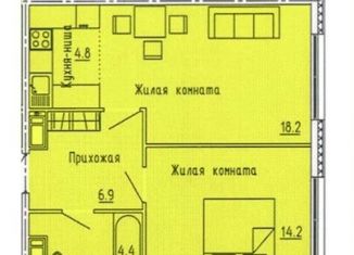 Продам 2-комнатную квартиру, 48.5 м2, Пензенская область, улица Яшиной, 12