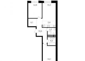 2-комнатная квартира на продажу, 70 м2, Москва, ВАО