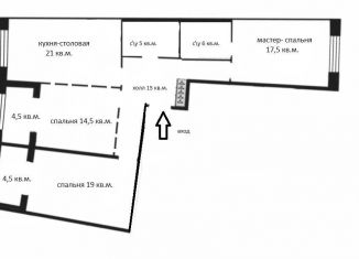 Продам трехкомнатную квартиру, 105 м2, Санкт-Петербург, ЖК Гранд Вью, Петровский проспект, 28к1