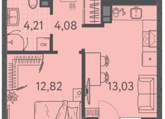 Однокомнатная квартира на продажу, 36.1 м2, Краснодар