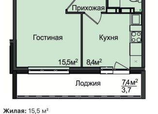 Продаю 1-ком. квартиру, 36.2 м2, Новосибирск, улица Ясный Берег, ЖК Венеция