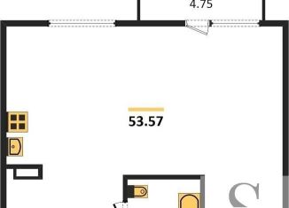 Продается однокомнатная квартира, 53.6 м2, Новосибирск, Дачное шоссе, 22, ЖК Флора и Фауна