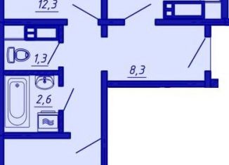 Продаю 3-комнатную квартиру, 61 м2, Челябинск, ЖК Спортивный, улица Университетская Набережная, 8