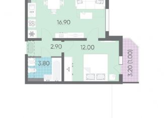 Продам 1-комнатную квартиру, 36.6 м2, Санкт-Петербург, ЖК Цивилизация