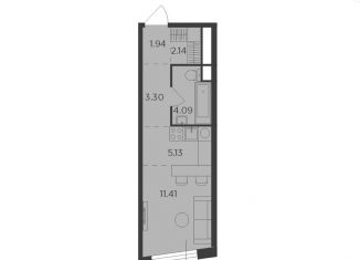 Продаю квартиру студию, 28 м2, Москва, ЖК ТопХиллз, Электролитный проезд, с7к2