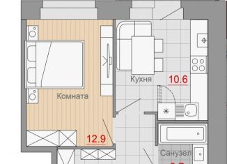 Продажа 1-ком. квартиры, 33.4 м2, Великий Новгород, ЖК Заречный