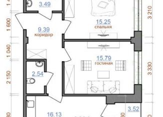 Продажа 2-комнатной квартиры, 65.5 м2, Иркутск, Байкальская улица, 346/22, ЖК Символ