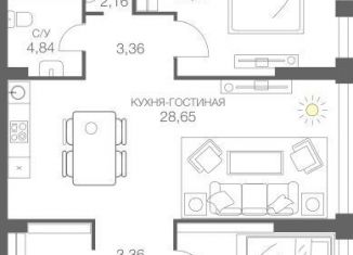 Продается 2-комнатная квартира, 82.9 м2, Москва, станция Шелепиха, Шмитовский проезд, 39к2