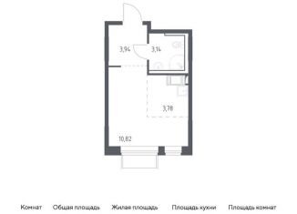 Продается квартира студия, 21.7 м2, Московская область, жилой комплекс Томилино Парк, к6.2