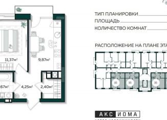 Продаю 1-ком. квартиру, 32 м2, Астрахань, Трусовский район, улица Капитана Краснова, 23