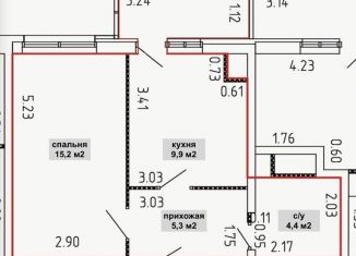 Продам 1-ком. квартиру, 37 м2, Реутов, Носовихинское шоссе, 43, ЖК Новокосино-2