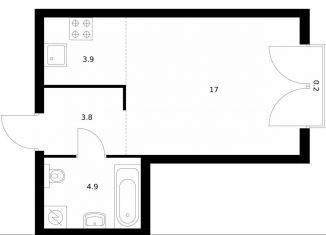 Продается квартира студия, 29.8 м2, Москва, ЗАО, жилой комплекс Барклая 6, к8