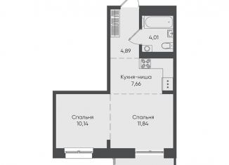 Продается однокомнатная квартира, 43.1 м2, Иркутская область