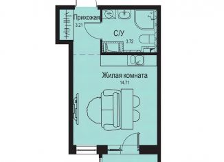 Продаю квартиру студию, 22.4 м2, деревня Новосергиевка