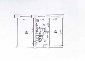 Продаю 2-комнатную квартиру, 43.5 м2, Татарстан, улица Мира, 35