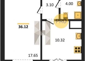 Продаю 1-комнатную квартиру, 36.1 м2, Воронежская область, Цимлянская улица, 10В