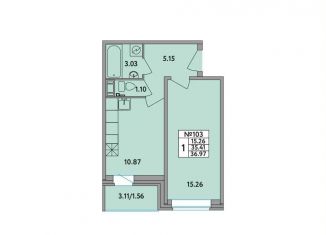 Продается 1-комнатная квартира, 35.4 м2, Ленинградская область, Главная улица, 2