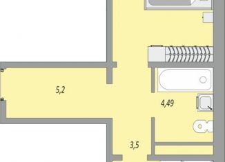 Продается 2-комнатная квартира, 47.4 м2, Оренбург, жилой комплекс Осенний Лист, 6, ЖК Осенний Лист