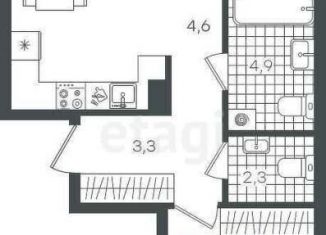 Продается 2-комнатная квартира, 67.2 м2, Тюмень, Калининский округ