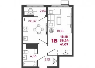 Продам 1-ком. квартиру, 41.1 м2, Пензенская область