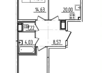 Продаю 2-комнатную квартиру, 67.7 м2, Санкт-Петербург, метро Московская