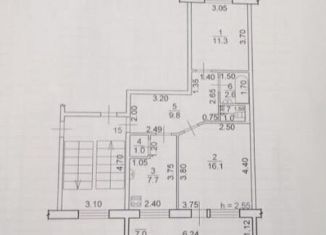 Сдаю в аренду 2-ком. квартиру, 50 м2, Чапаевск, Железнодорожная улица, 8