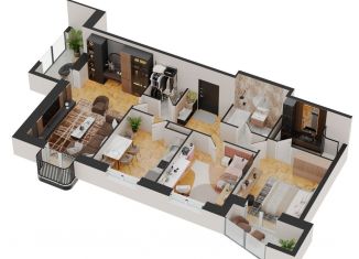 Продается трехкомнатная квартира, 99.5 м2, Удмуртия, Новая Восьмая улица, 67