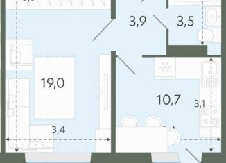 Продается 1-комнатная квартира, 37.1 м2, Новосибирская область, Спортивная улица, 37