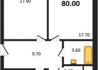 3-комнатная квартира на продажу, 80 м2, посёлок Садовый, микрорайон Околица, 12С