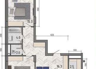 Продается 3-ком. квартира, 90.2 м2, Воронеж, улица Фёдора Тютчева, 93/4, ЖК Микрорайон Боровое