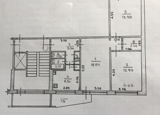 Трехкомнатная квартира на продажу, 61.2 м2, Мордовия, улица Н. Эркая, 12