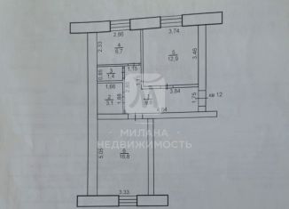 Продажа 2-ком. квартиры, 50.7 м2, Оренбург, проспект Победы