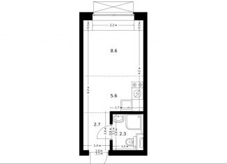 Квартира на продажу студия, 19.2 м2, Московская область, Заповедная улица, 9