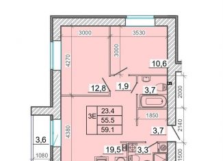 Продается 2-комнатная квартира, 59.1 м2, Ивановская область