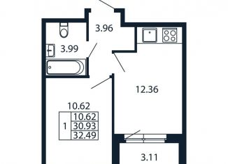 Продаю 2-ком. квартиру, 34 м2, Ленинградская область