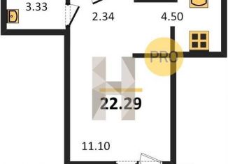 1-ком. квартира на продажу, 22.3 м2, Ростовская область