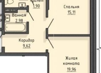 Продам 2-ком. квартиру, 61 м2, Старый Оскол, жилой комплекс Оскол Сити, с2