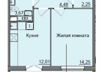 Продаю 1-ком. квартиру, 40.6 м2, Кировская область, улица Романа Ердякова, 9