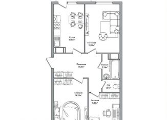 Продается 3-комнатная квартира, 67.4 м2, Ярославль, улица Строителей, 18А