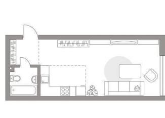 Квартира на продажу студия, 34.9 м2, Москва, метро Волгоградский проспект, Волгоградский проспект, 32